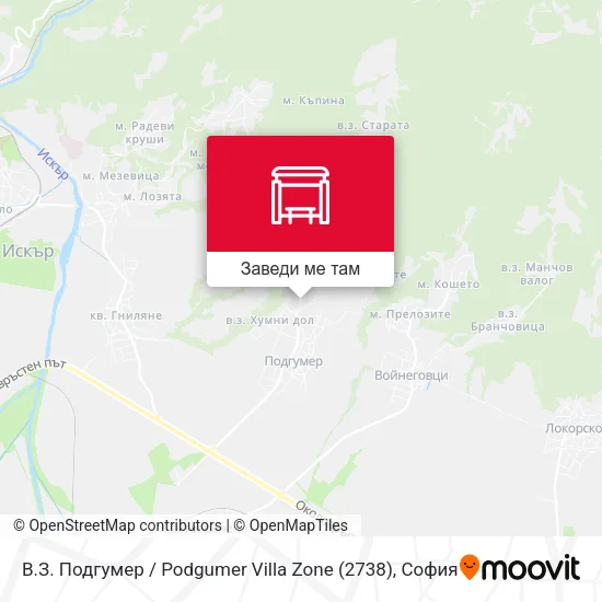 В.З. Подгумер / Podgumer Villa Zone (2738) карта