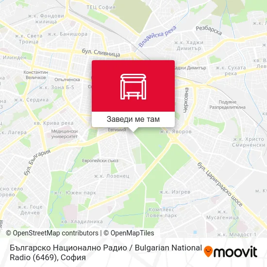 Българско Национално Радио / Bulgarian National Radio (6469) карта