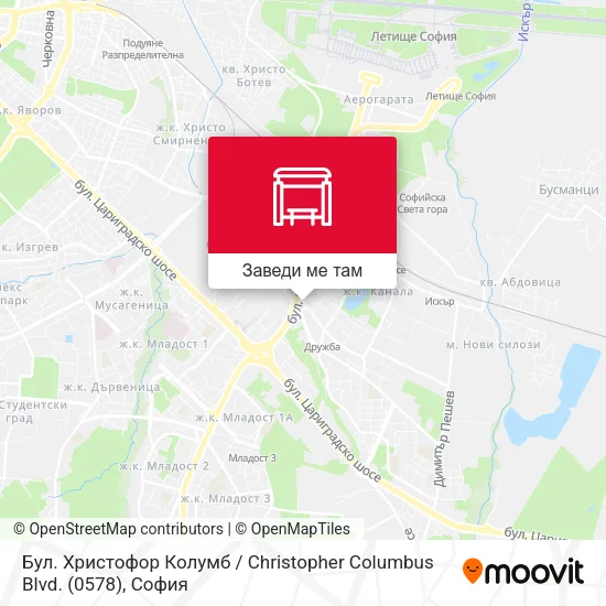 Бул. Христофор Колумб / Christopher Columbus Blvd. (0578) карта