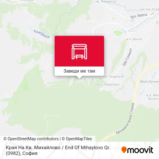 Края На Кв. Михайлово / End Of Mihaylovo Qr. (0982) карта