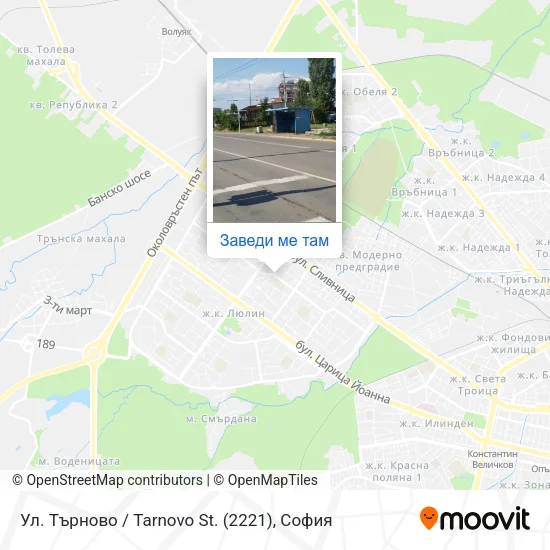 Ул. Търново / Tarnovo St. (2221) карта