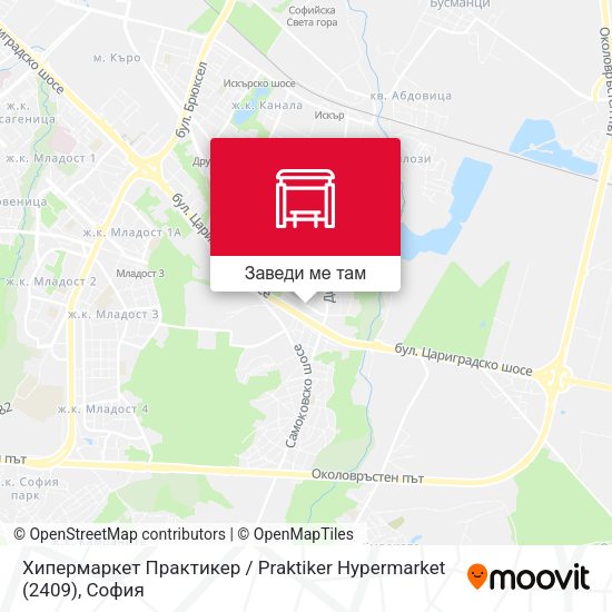 Хипермаркет Практикер / Praktiker Hypermarket (2409) карта