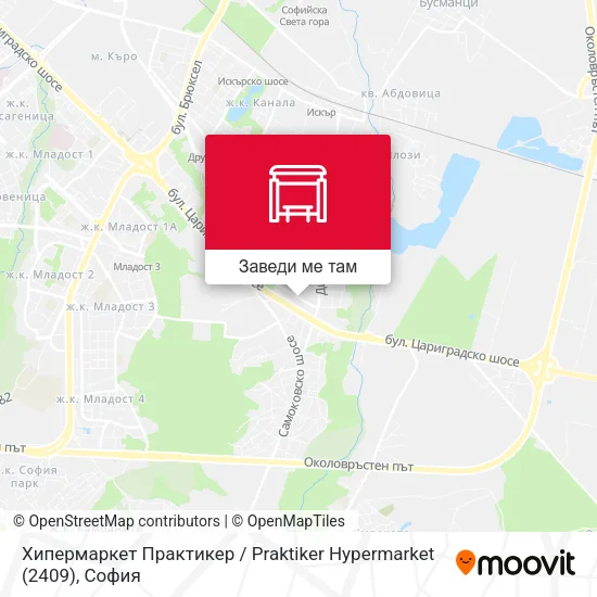 Хипермаркет Практикер / Praktiker Hypermarket (2409) карта