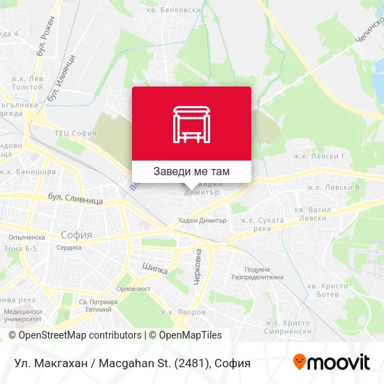 Ул. Макгахан / Macgahan St. (2481) карта