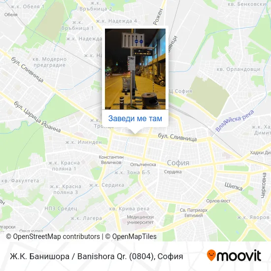 Ж.К. Банишора / Banishora Qr. (0804) карта
