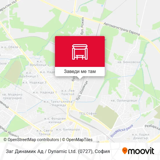 Заг Динамик Ад / Dynamic Ltd. (0727) карта