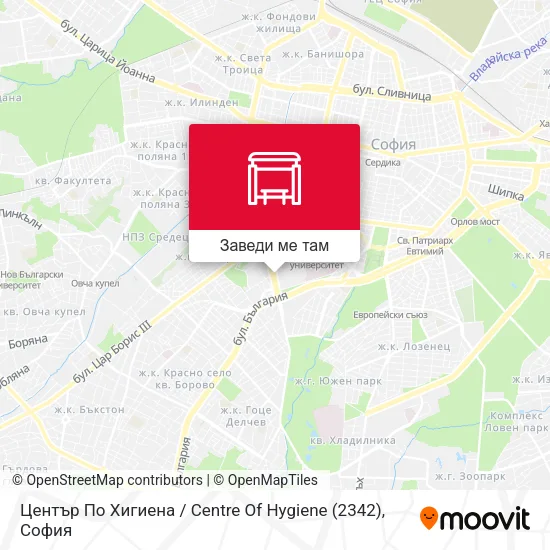 Център По Хигиена / Centre Of Hygiene (2342) карта
