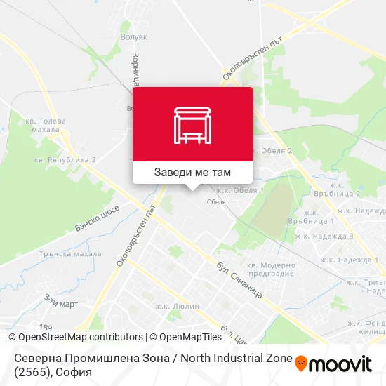 Северна Промишлена Зона / North Industrial Zone (2565) карта