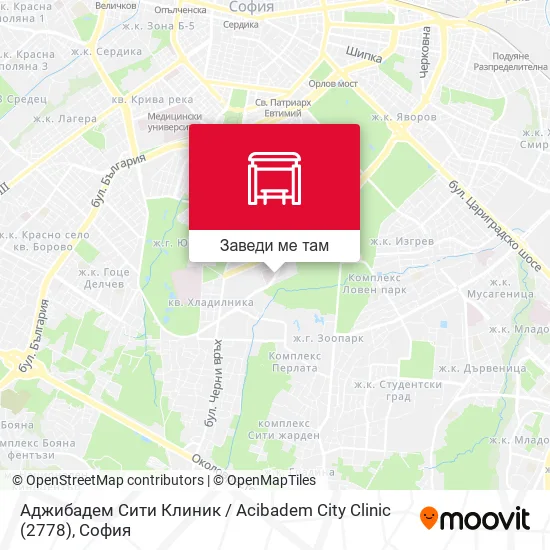 Аджибадем Сити Клиник / Acibadem City Clinic (2778) карта