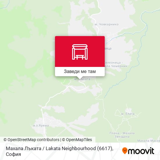 Махала Лъката / Lakata Neighbourhood (6617) карта