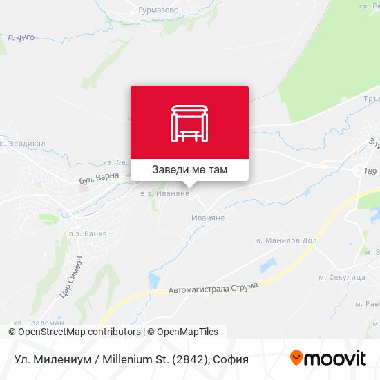 Ул. Милениум / Millenium St. (2842) карта