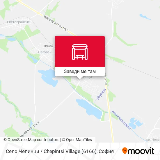 Село Чепинци / Chepintsi Village (6166) карта