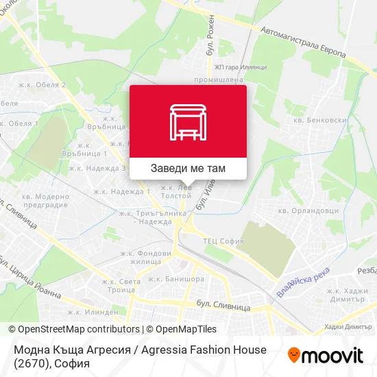 Модна Къща Агресия / Agressia Fashion House (2670) карта