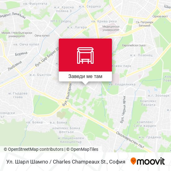 Ул. Шарл Шампо / Charles Champeaux St. карта