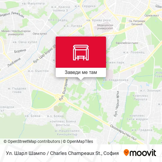 Ул. Шарл Шампо / Charles Champeaux St. карта