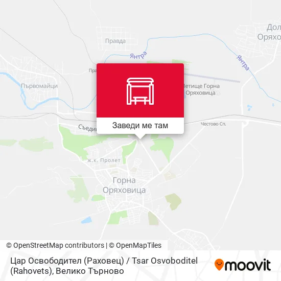 Цар Освободител (Раховец) / Tsar Osvoboditel (Rahovets) карта