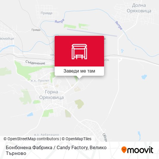 Бонбонена Фабрика / Candy Factory карта