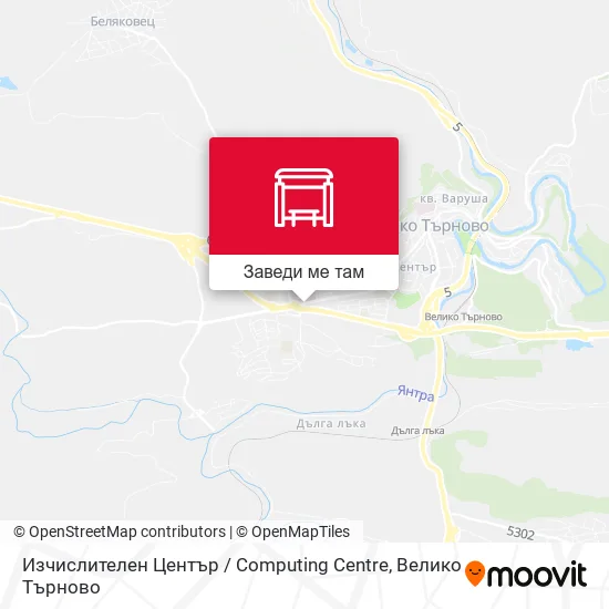 Изчислителен Център / Computing Centre карта