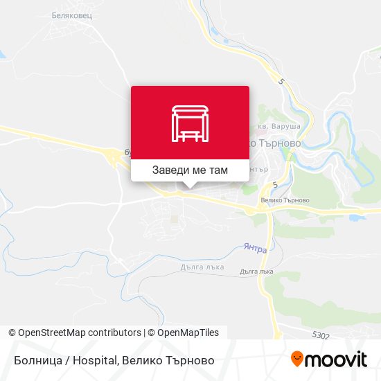 Болница / Hospital карта