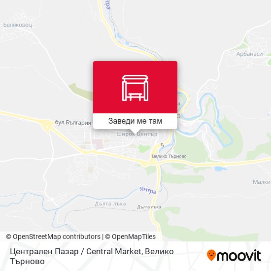 Централен Пазар / Central Market карта