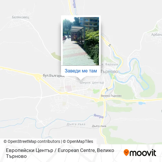 Европейски Център / European Centre карта