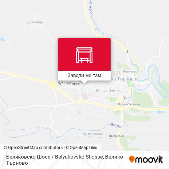 Беляковско Шосе / Belyakovsko Shosse карта