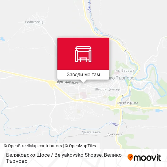 Беляковско Шосе / Belyakovsko Shosse карта