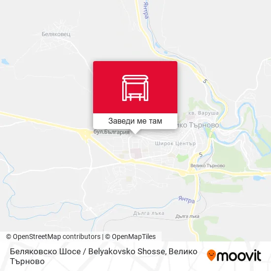 Беляковско Шосе / Belyakovsko Shosse карта