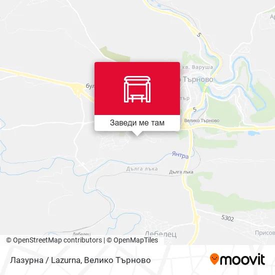 Лазурна / Lazurna карта