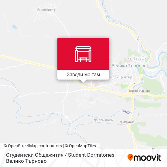 Студентски Общежития / Student Dormitories карта