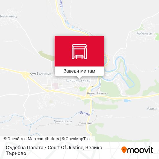 Съдебна Палата / Court Of Justice карта
