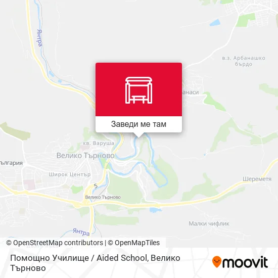 Помощно Училище / Aided School карта