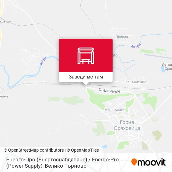 Енерго-Про (Енергоснабдяване) / Energo-Pro (Power Supply) карта