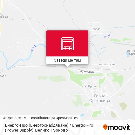 Енерго-Про (Енергоснабдяване) / Energo-Pro (Power Supply) карта