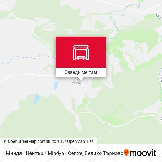 Миндя - Център / Mindya - Centre карта