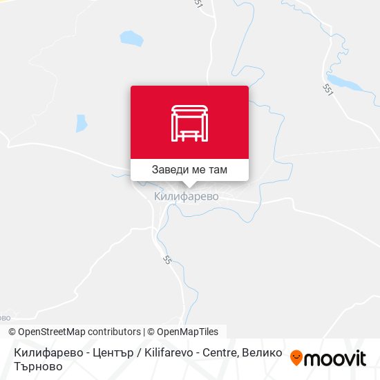 Килифарево - Център / Kilifarevo - Centre карта