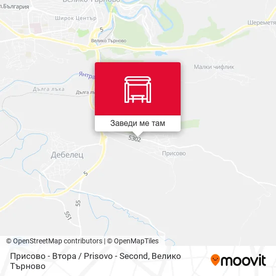 Присово - Втора / Prisovo - Second карта