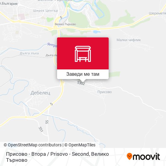 Присово - Втора / Prisovo - Second карта