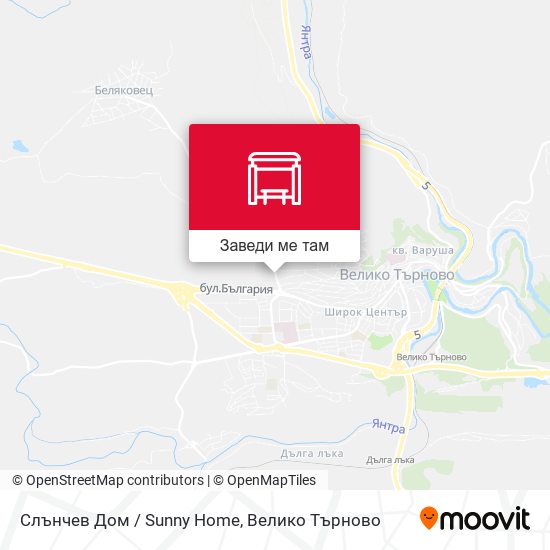 Слънчев Дом / Sunny Home карта