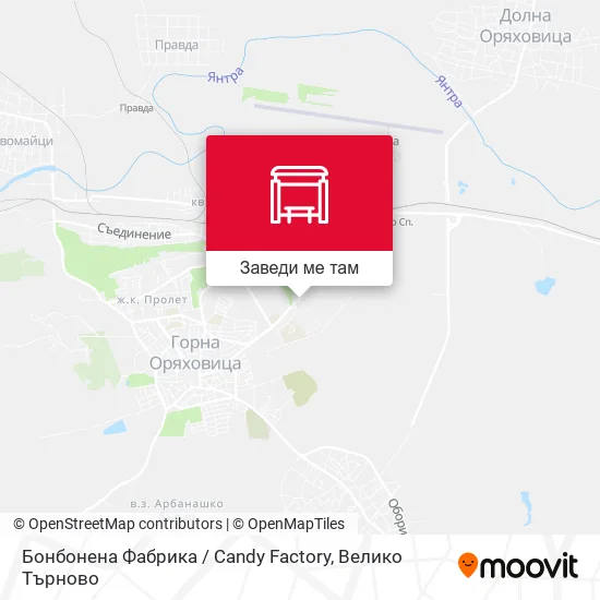 Бонбонена Фабрика / Candy Factory карта