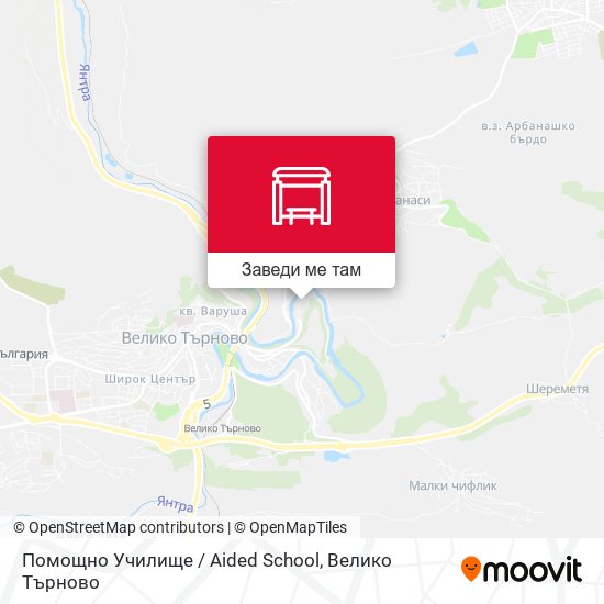Помощно Училище / Aided School карта