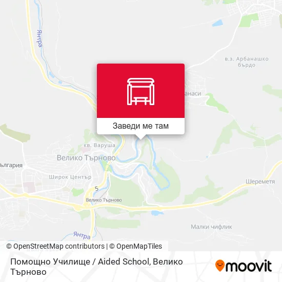 Помощно Училище / Aided School карта