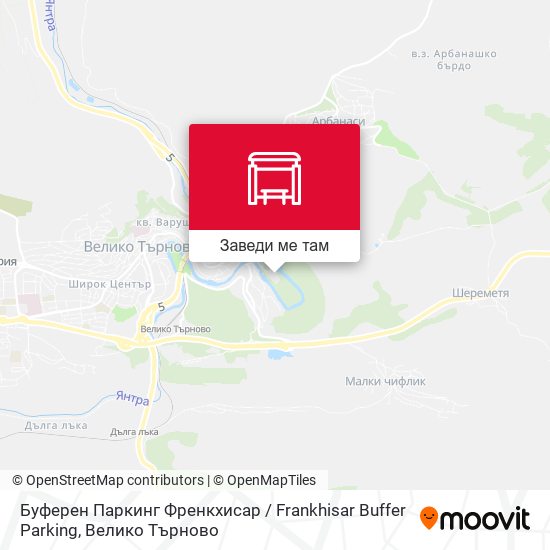 Буферен Паркинг Френкхисар / Frankhisar Buffer Parking карта