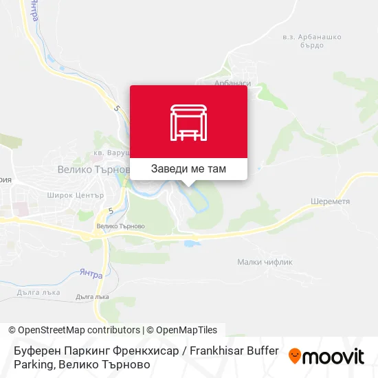 Буферен Паркинг Френкхисар / Frankhisar Buffer Parking карта