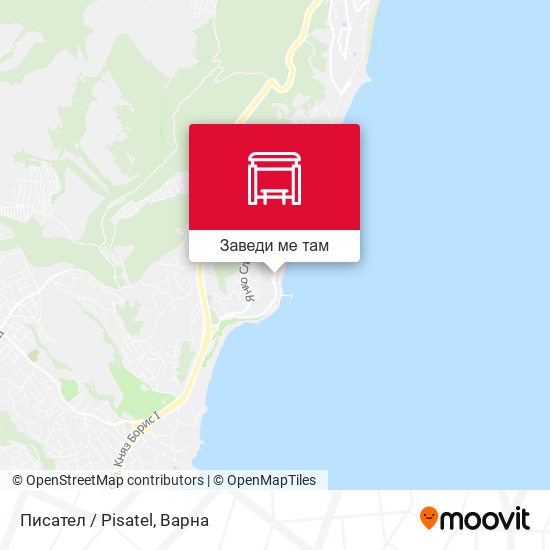 Писател / Pisatel карта