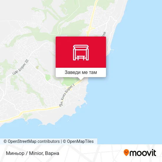 Миньор / Minior карта
