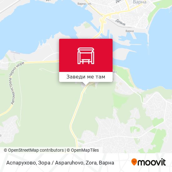 Аспарухово, Зора / Asparuhovo, Zora карта