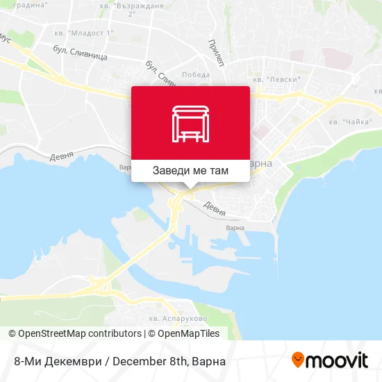 8-Ми Декември / December 8th карта
