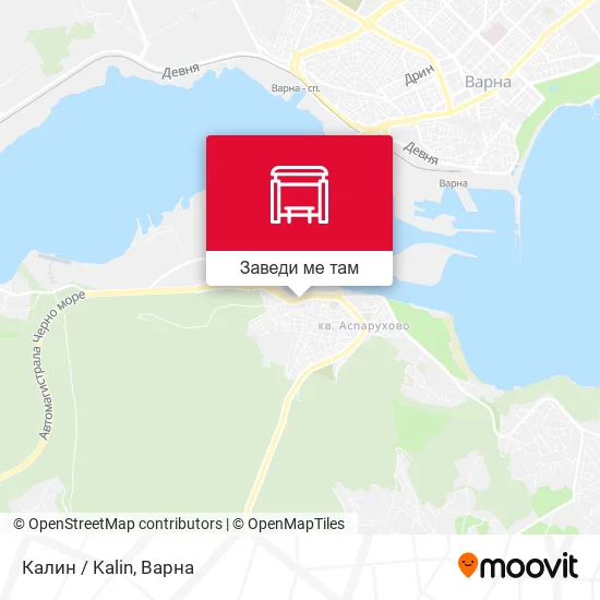 Калин / Kalin карта
