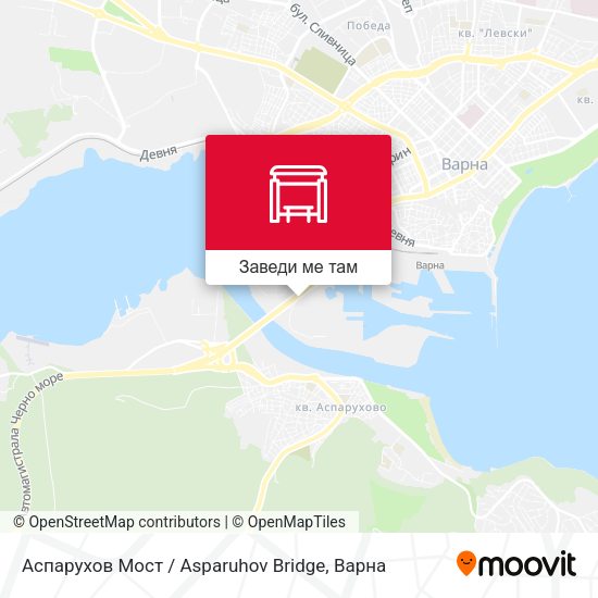 Аспарухов Мост / Asparuhov Bridge карта